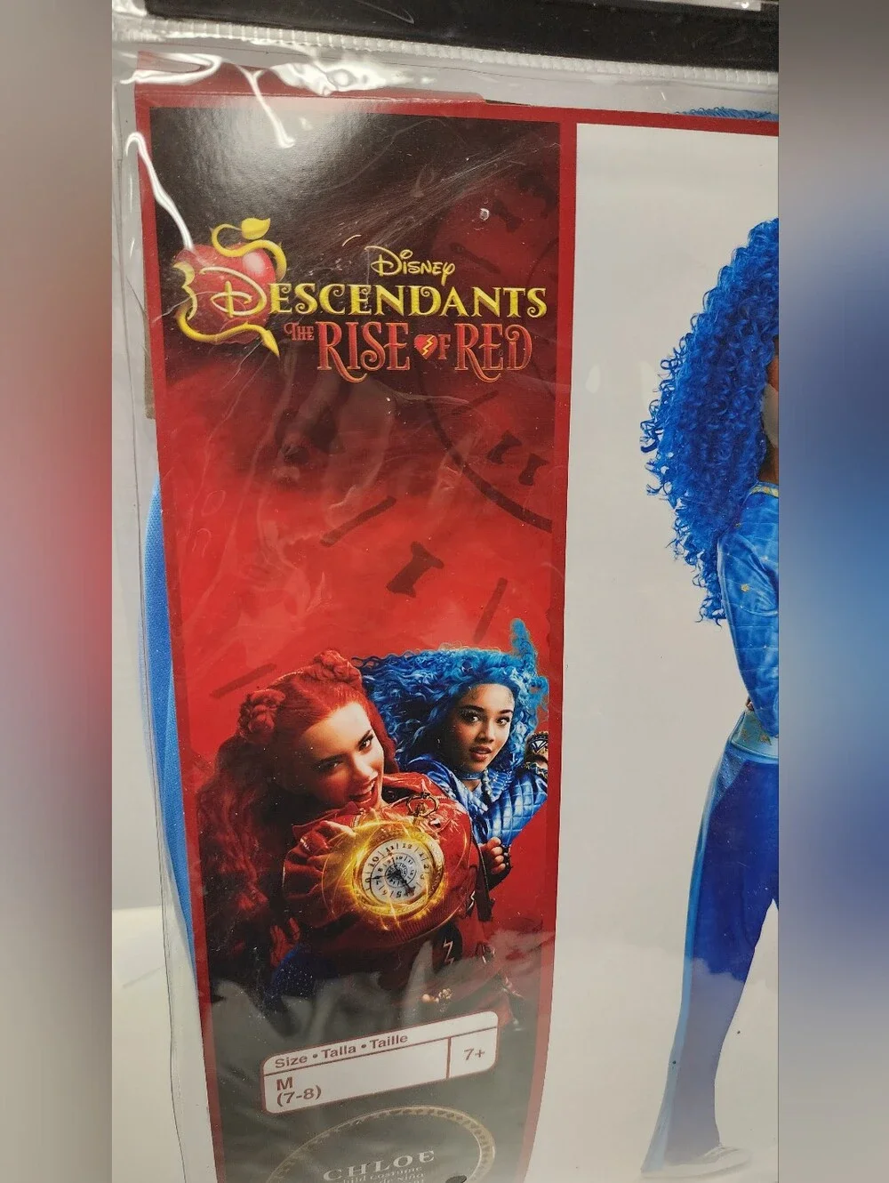 M (8-10) Chloe Blue Halloween Costume Girl Disney Descendants 4 New